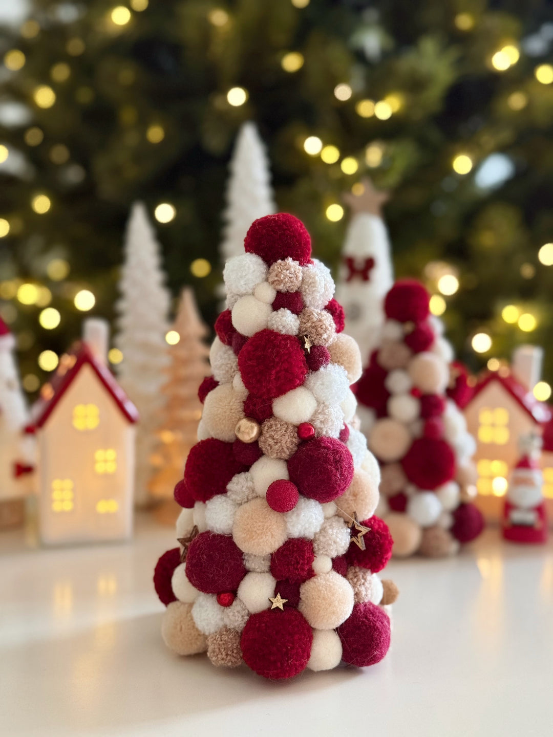 Berry Merry Handmade Pom Pom Tree (2 options)