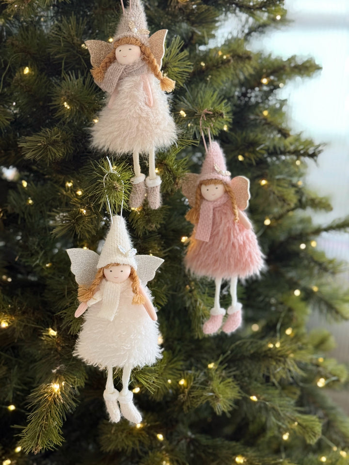 PRE-ORDER (23-28 Oct): Cosy Scarf Fairy Hanging Ornament (3 colours)