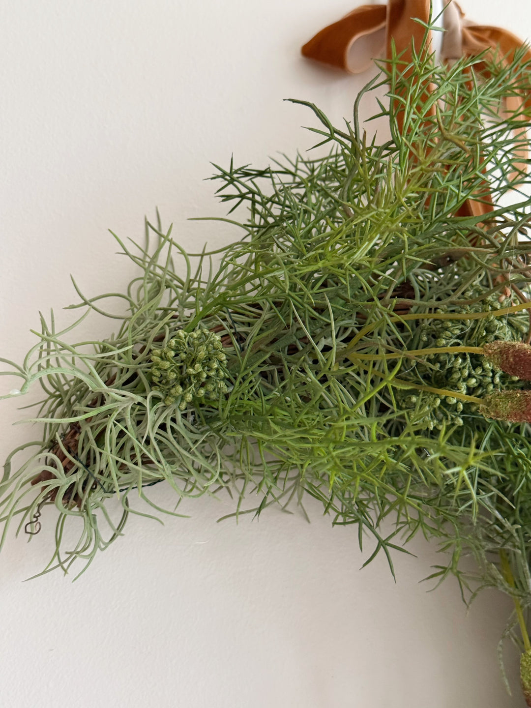 Woodland Drift Crescent Wreath
