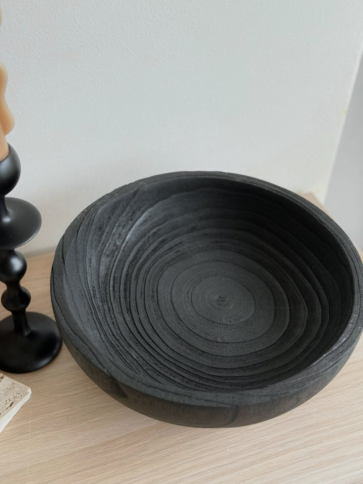 Charred Grove Pedestal Bowl