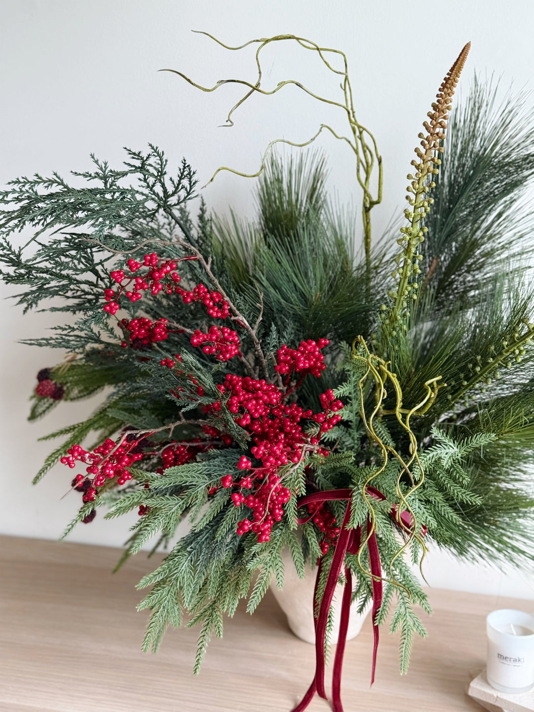 Christmas Forest in the Vase (1-sided)