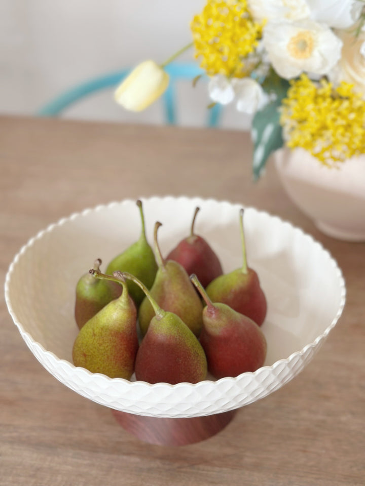 AquaScallop Fruit Bowl - cream