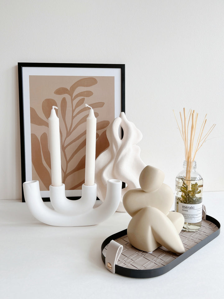 Curve Quadra Candle Stick Holder