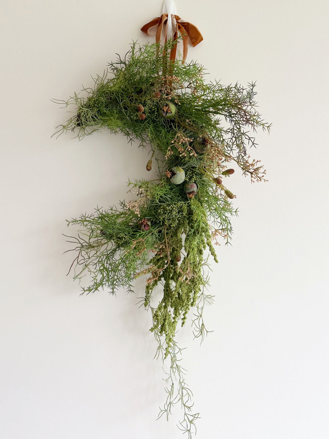 Woodland Drift Crescent Wreath
