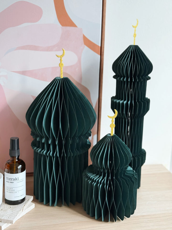Emerald Honeycomb Mosque Decor (3 sizes)