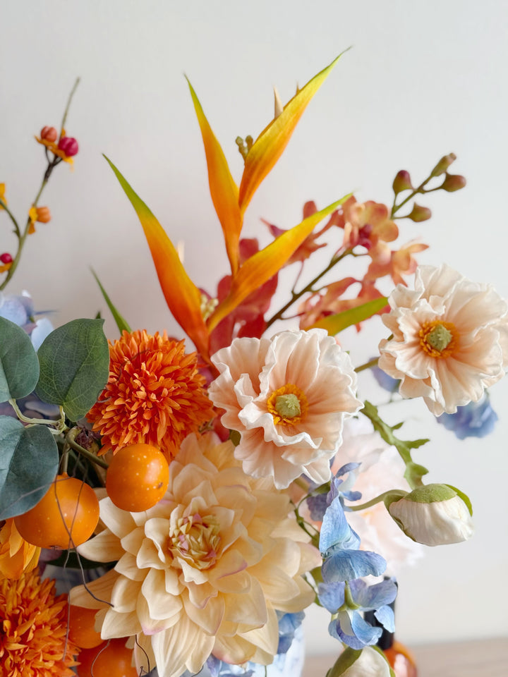 招财进宝 Golden Abundance Bloom In The Vase (1-sided)