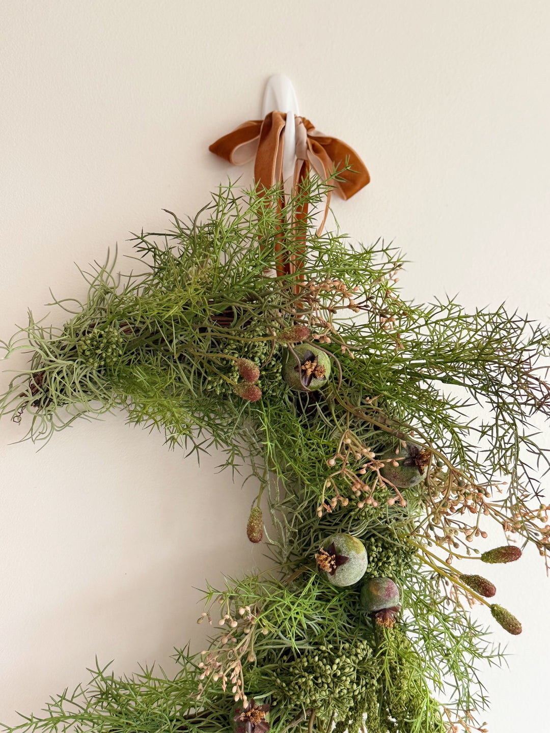 Woodland Drift Crescent Wreath