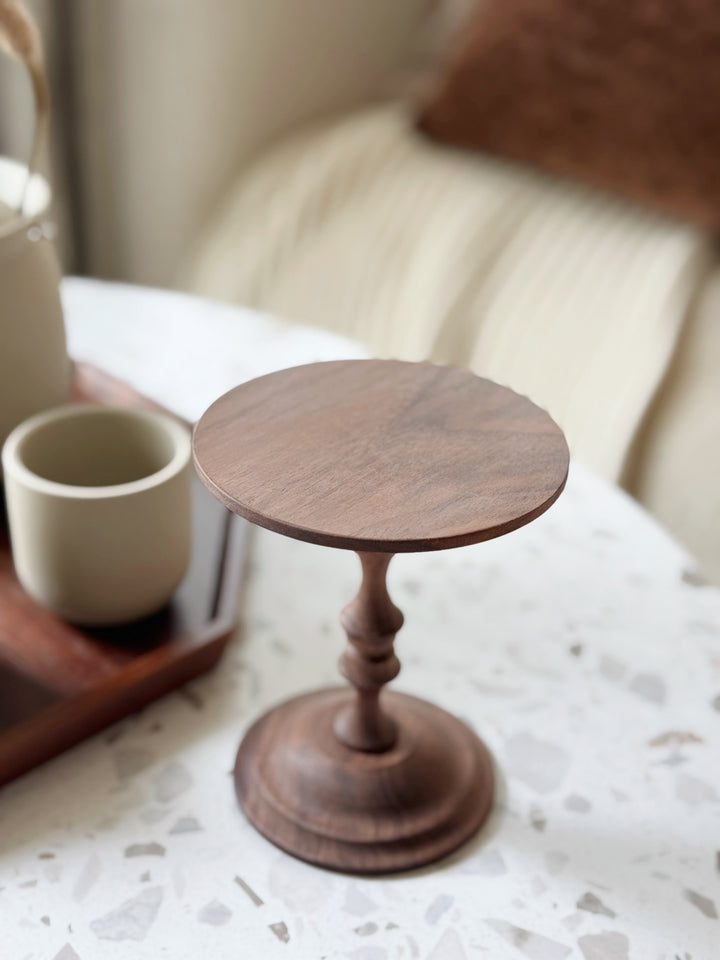 Walnut Display Pedestal