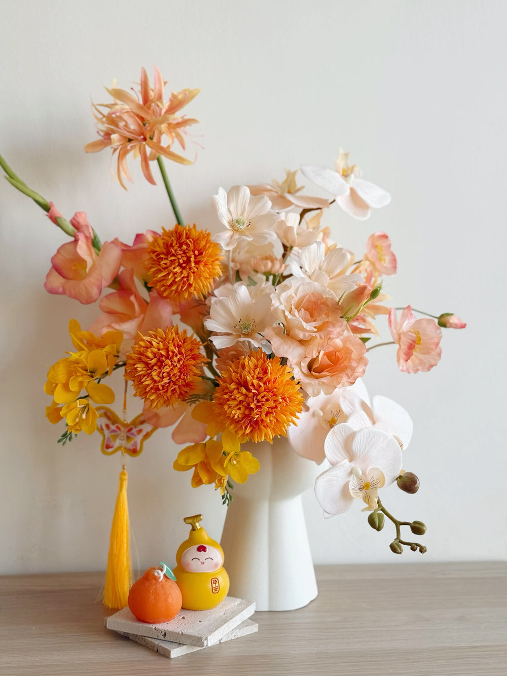 Gentle Fortune Bloom in the Vase (1-sided) - 3LittlePicks