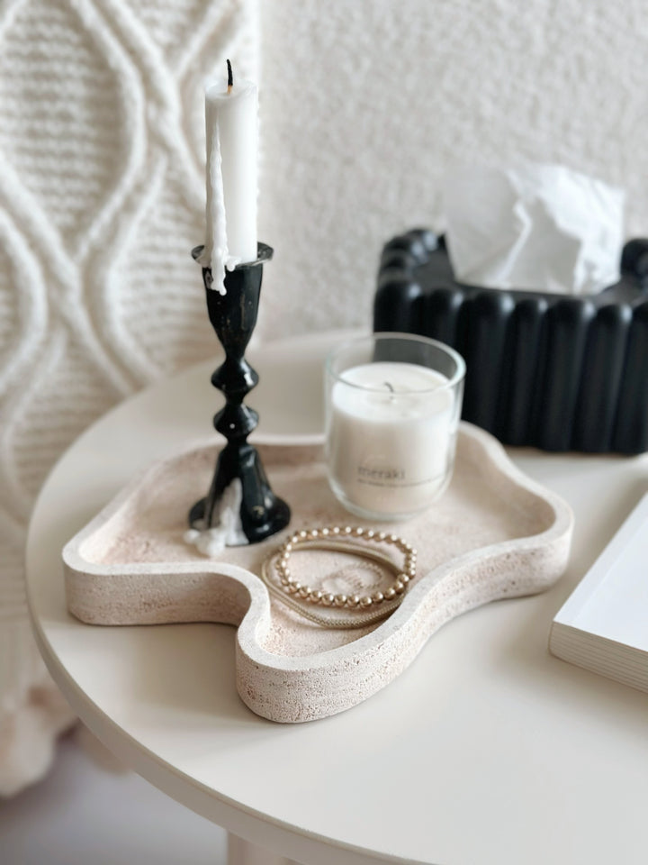 PRE-ORDER (9-15 May): Contour Elegance Travertine Tray