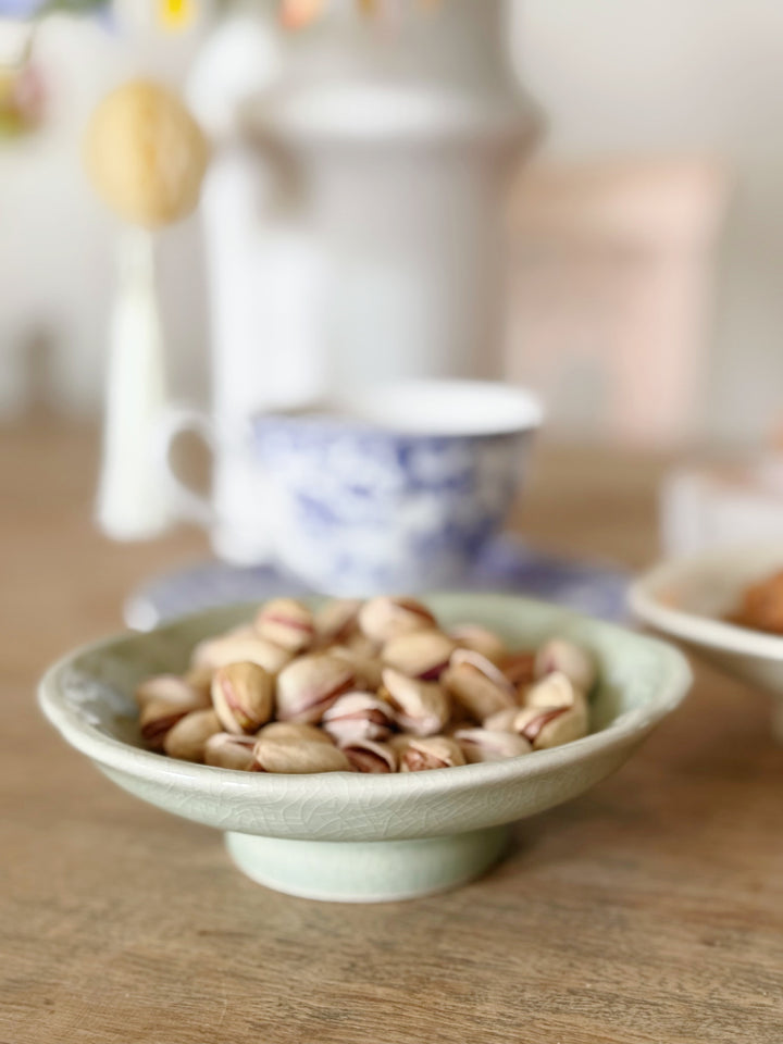 Crackle Glaze Mini Pedestal Dishes (2 colours)