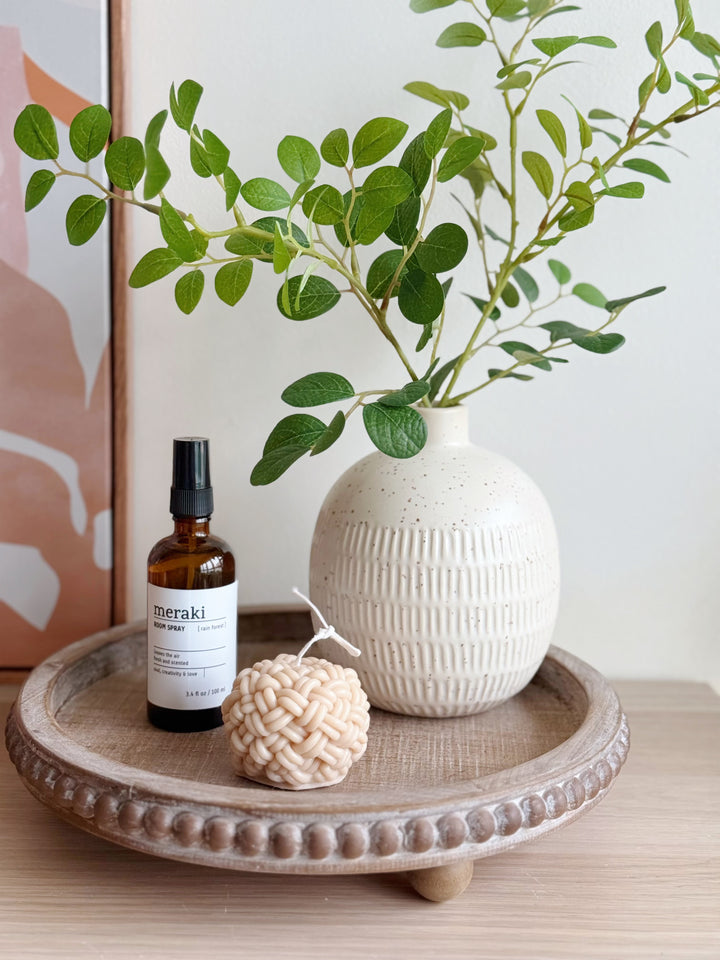 Speckled Weave Porcelain Vase