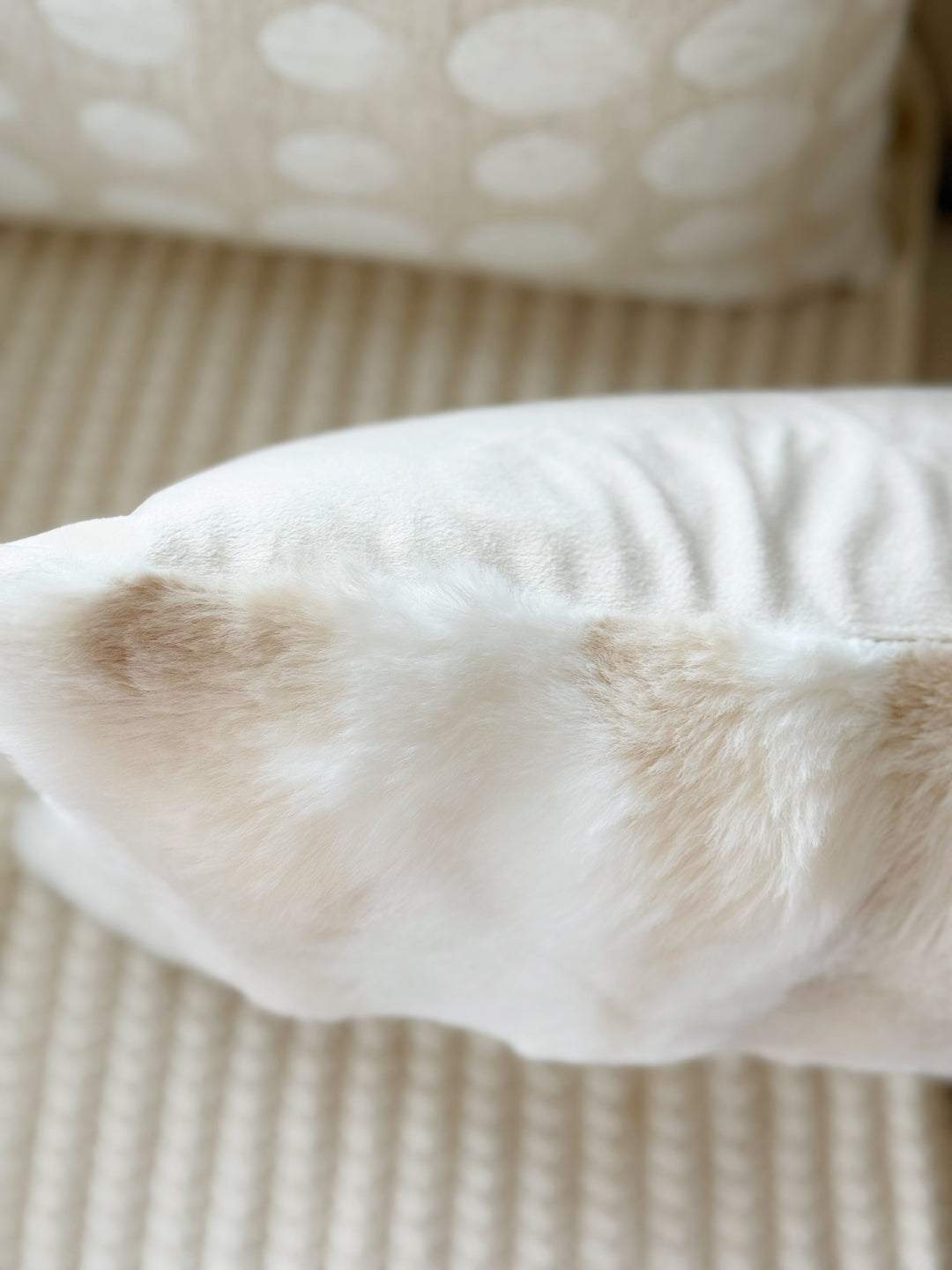 Cloudveil Faux Fur Waist Cushion Cover