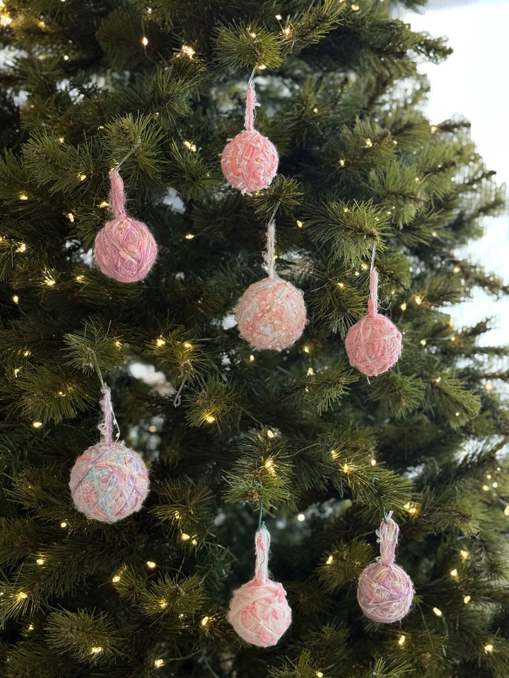 Sugarblush Yarn Baubles (set of 7)