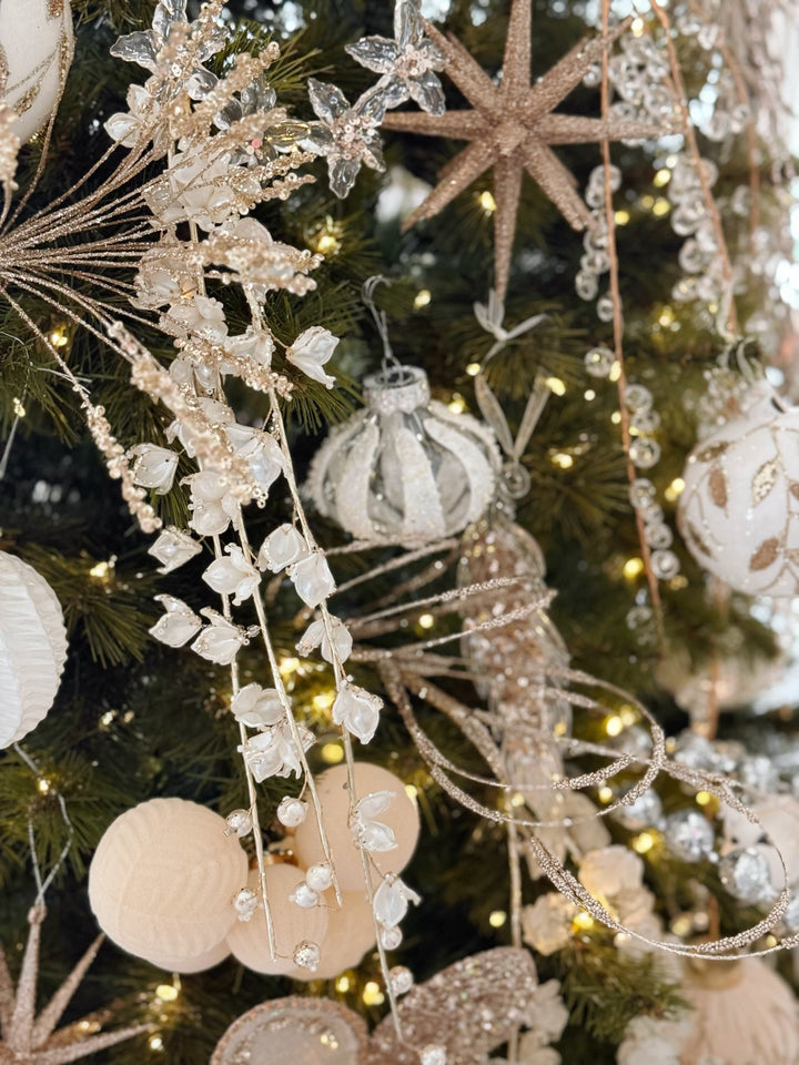 Champagne Twirl Glitter Stem (set of 3)