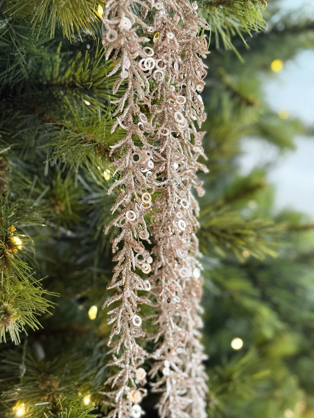 Champagne Glitter Cascade Stem