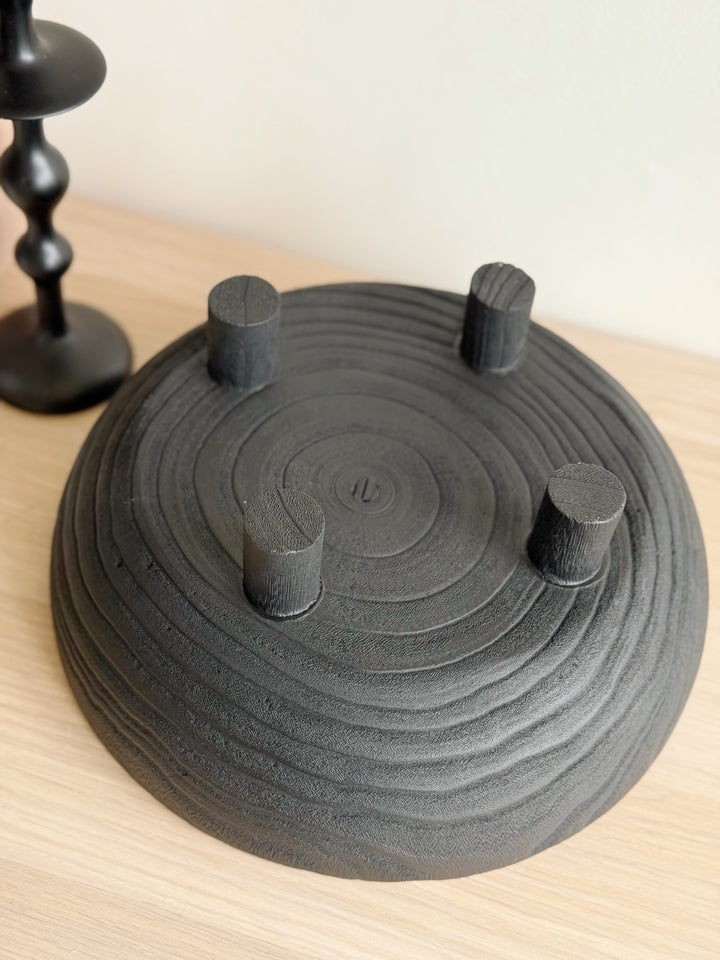 Charred Grove Pedestal Bowl