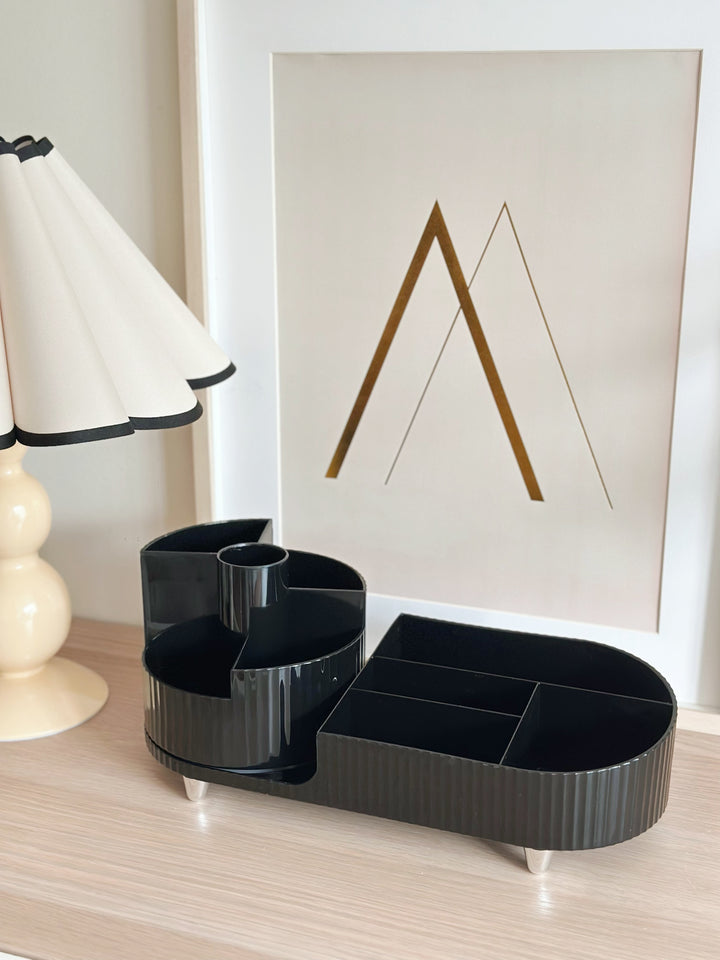 Grooved Rotatable Storage Organiser (2 colours)