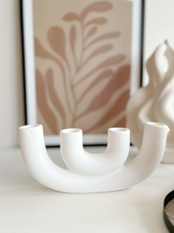 Curve Quadra Candle Stick Holder