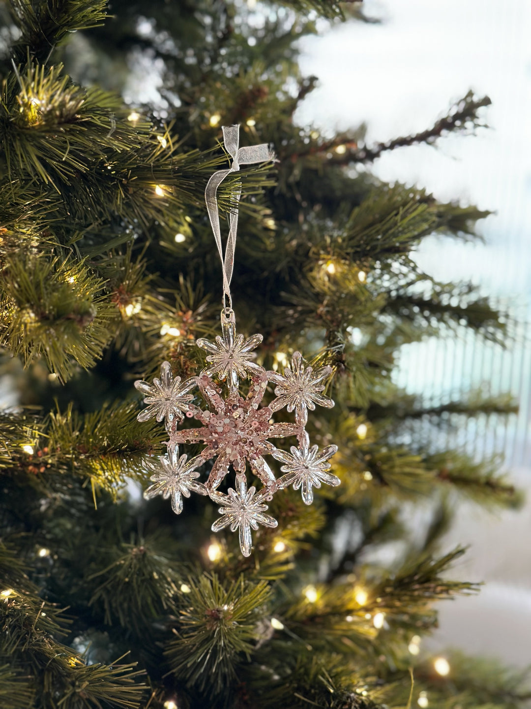 Glistening Snowflake Ornament
