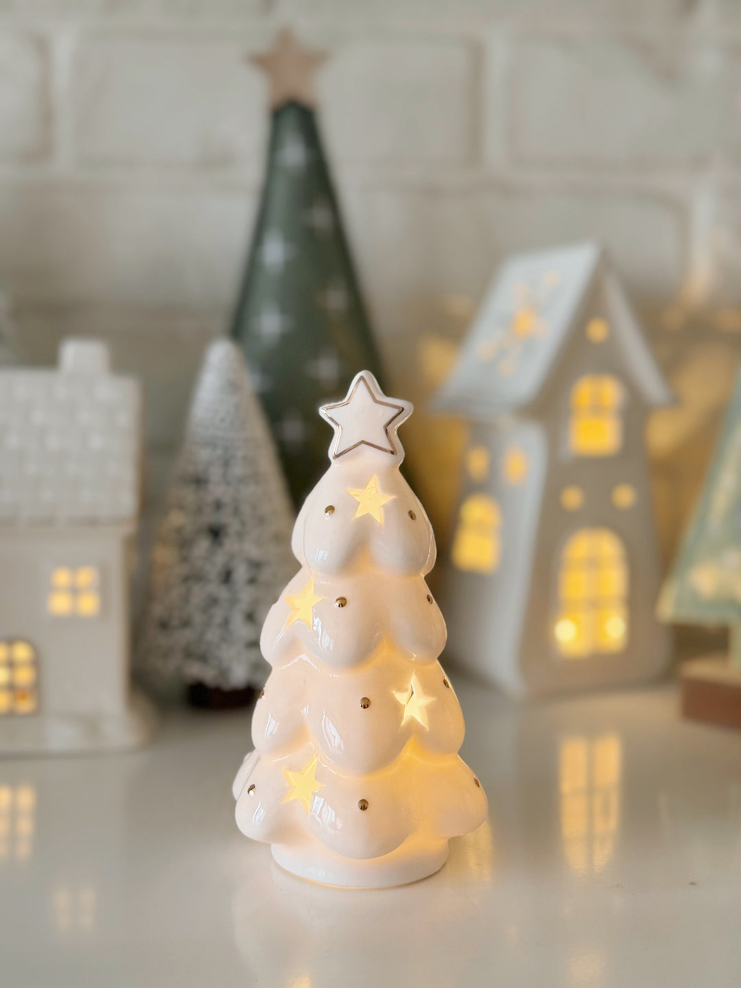 Winter Wishes Light-Up Porcelain Collection (6 options)