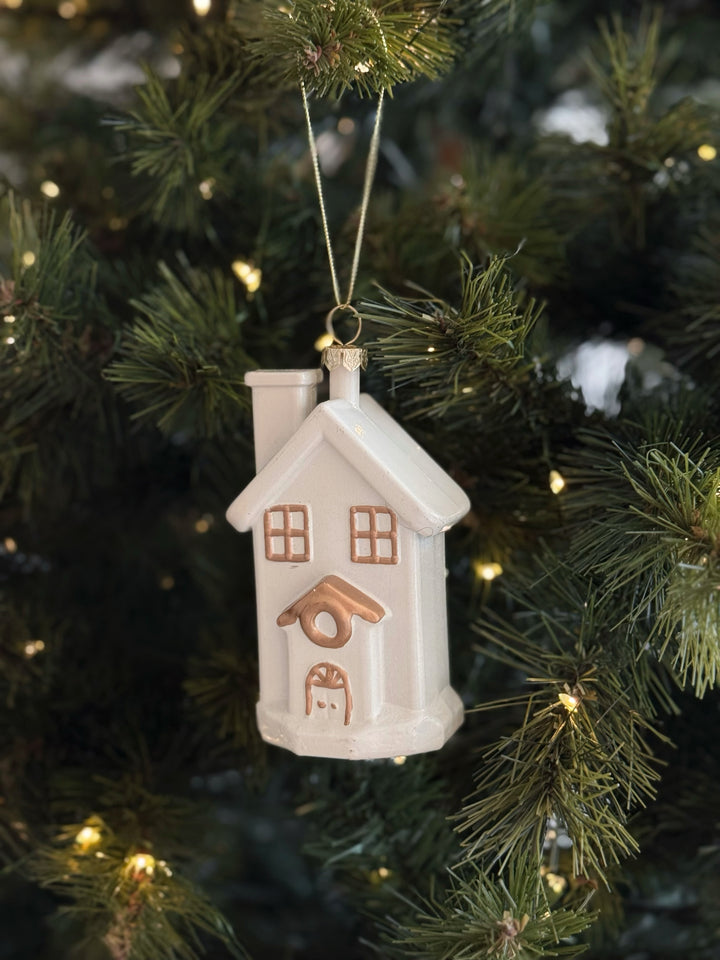 Golden Glow House Ornament