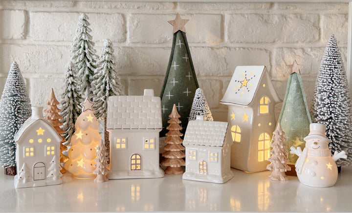 Winter Dream Snowy Tree Trio