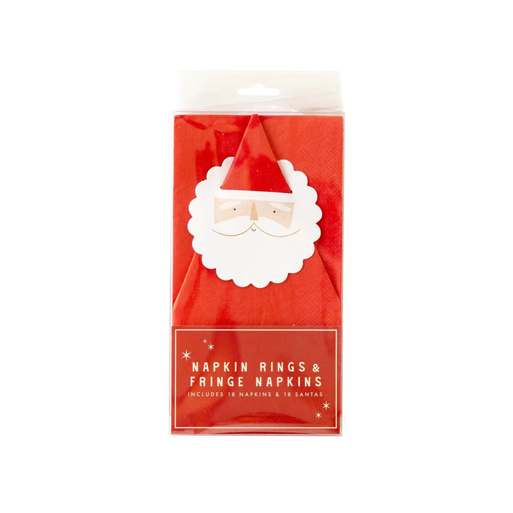 PRE-ORDER (26/09-02/10): Believe Santa Napkin Ring and Napkin Set