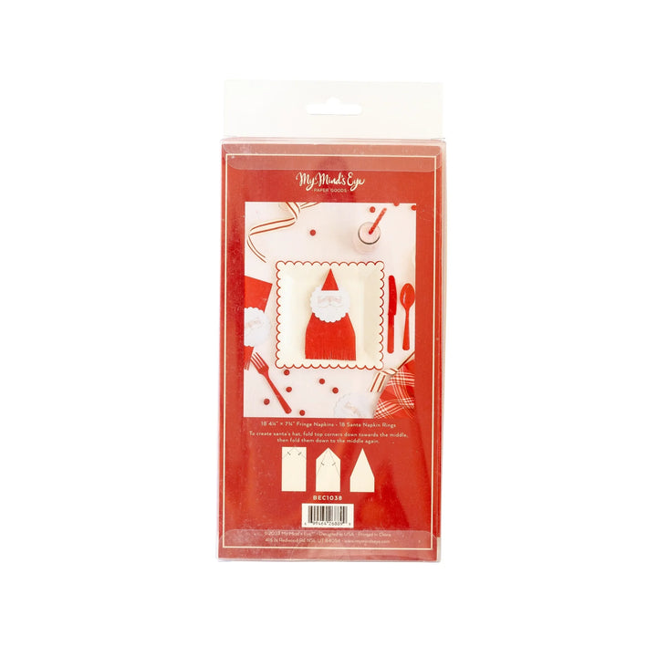 PRE-ORDER (26/09-02/10): Believe Santa Napkin Ring and Napkin Set