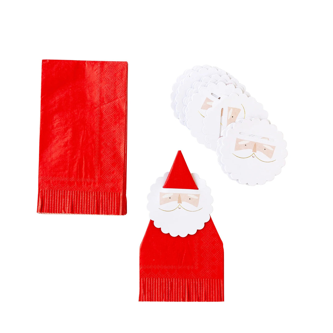 PRE-ORDER (26/09-02/10): Believe Santa Napkin Ring and Napkin Set