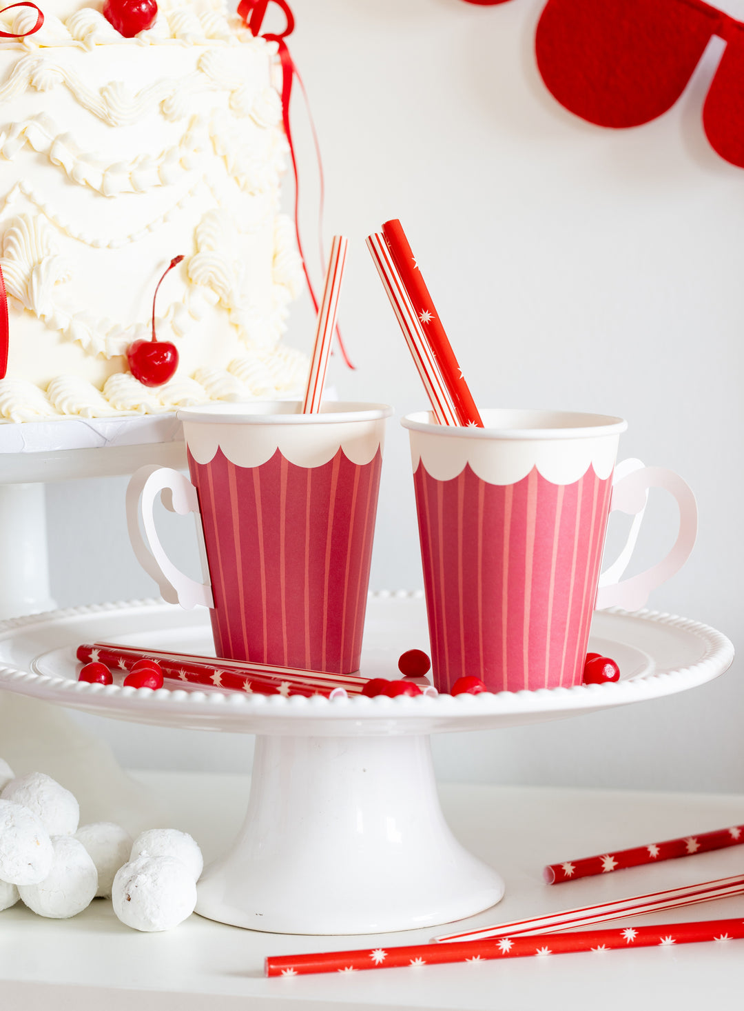 PRE-ORDER (26/09-02/10): Striped cup with handle