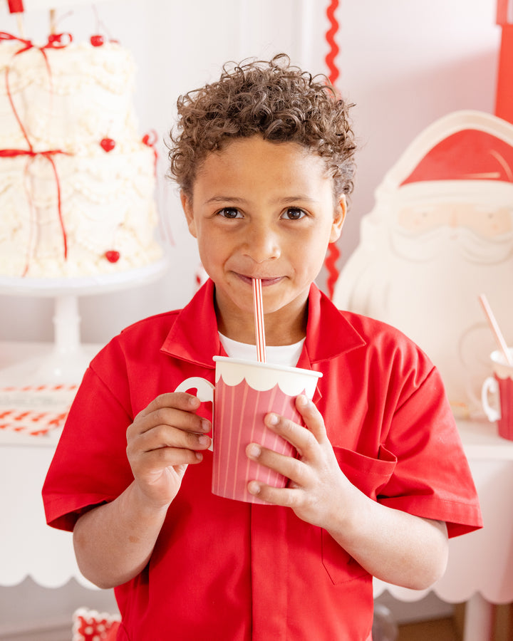 PRE-ORDER (26/09-02/10): Striped cup with handle