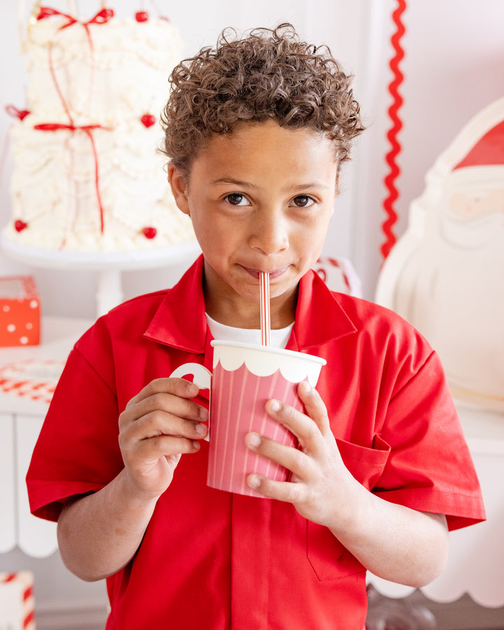 PRE-ORDER (26/09-02/10): Striped cup with handle