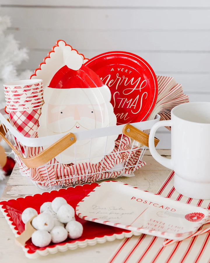 PRE-ORDER (26/09-02/10): Believe Santa Face Shaped Plate