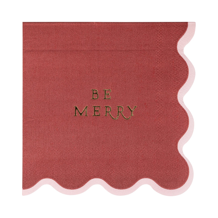 PRE-ORDER (26/09-02/10): Be Merry Napkin Set