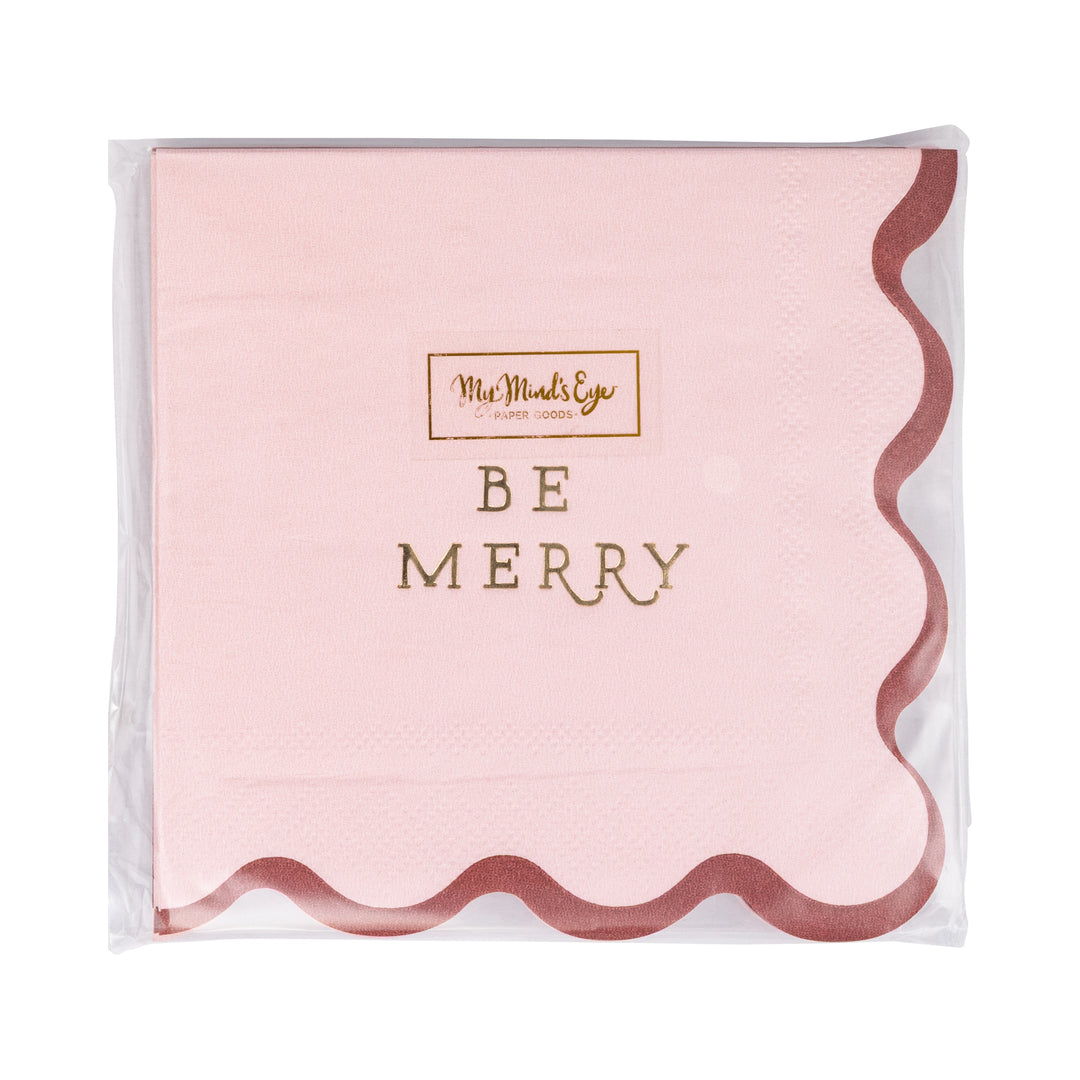 PRE-ORDER (26/09-02/10): Be Merry Napkin Set