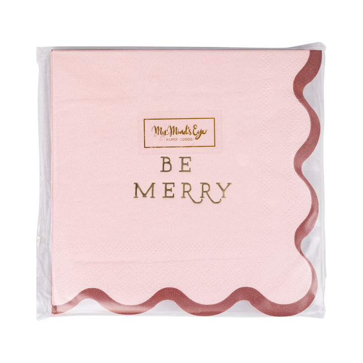 PRE-ORDER (26/09-02/10): Be Merry Napkin Set