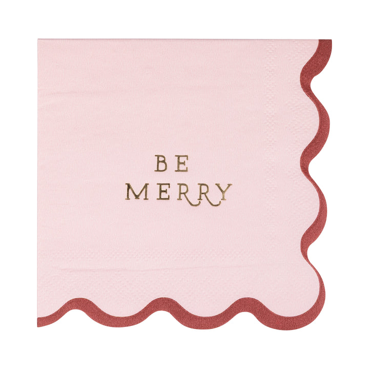 PRE-ORDER (26/09-02/10): Be Merry Napkin Set