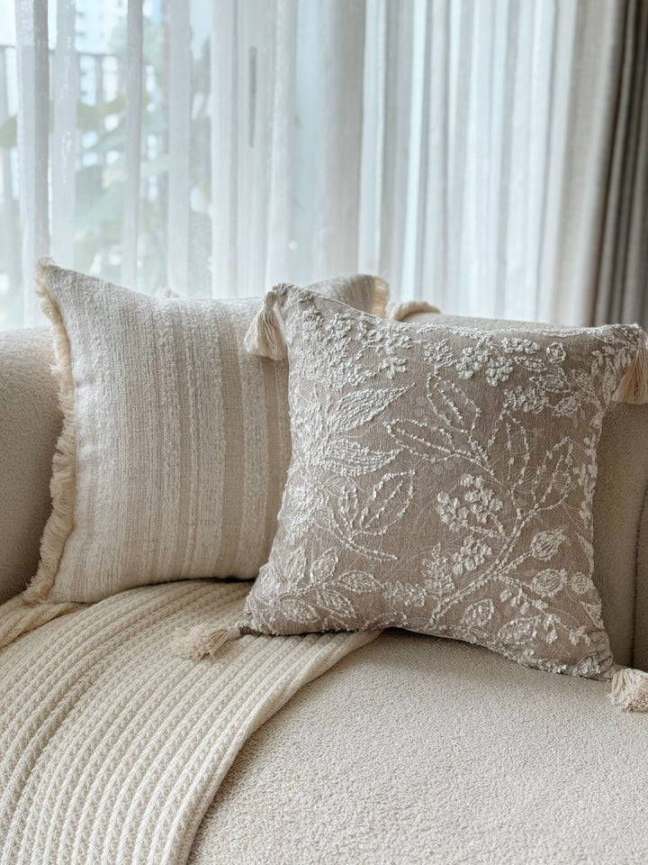 Meadow Embroidery Cushion Cover