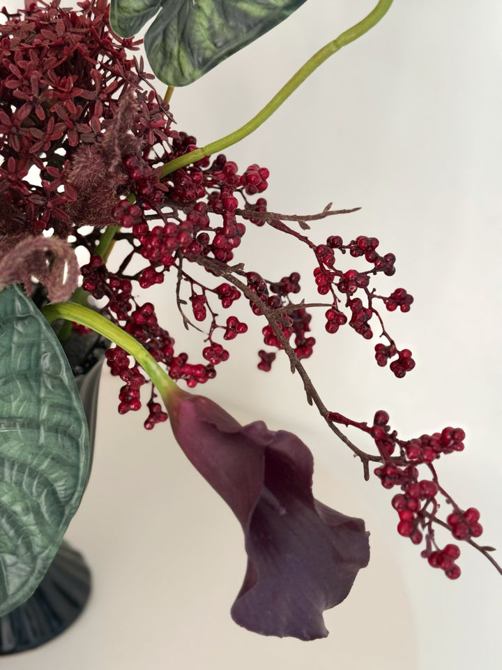 Velvet Nocturne Bloom in the Vase (1-sided)