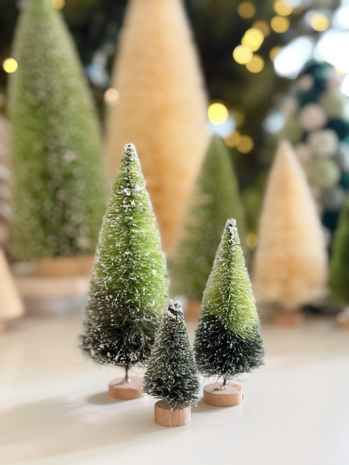 Gradient Meadow Mini Trees (set of 3)