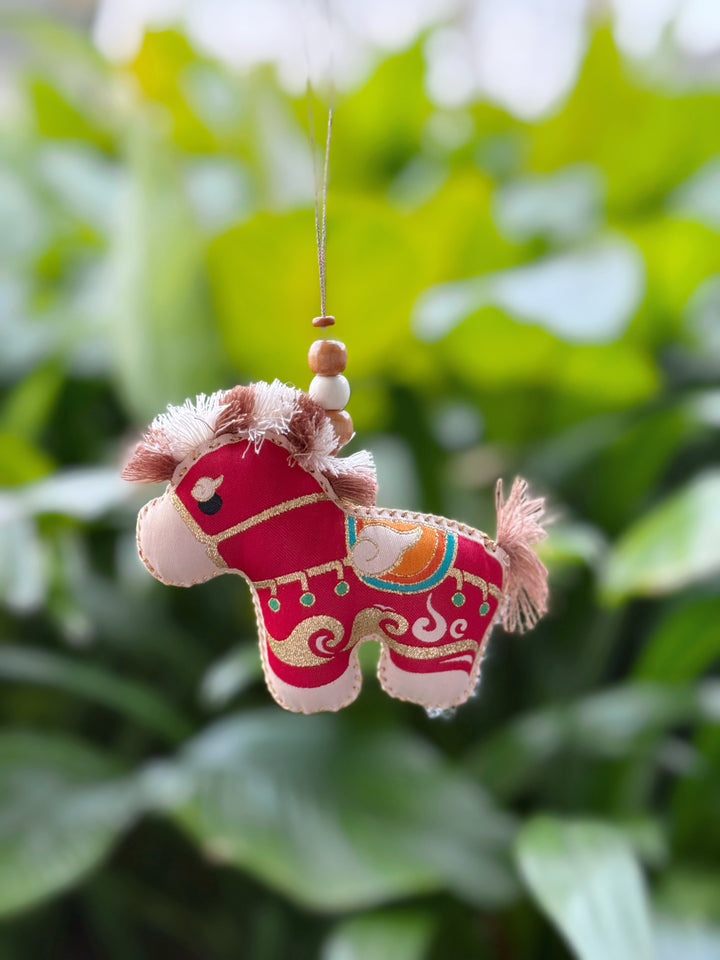 Horse of Fortune Herbal Tassel Charm（骏马纳福香囊）