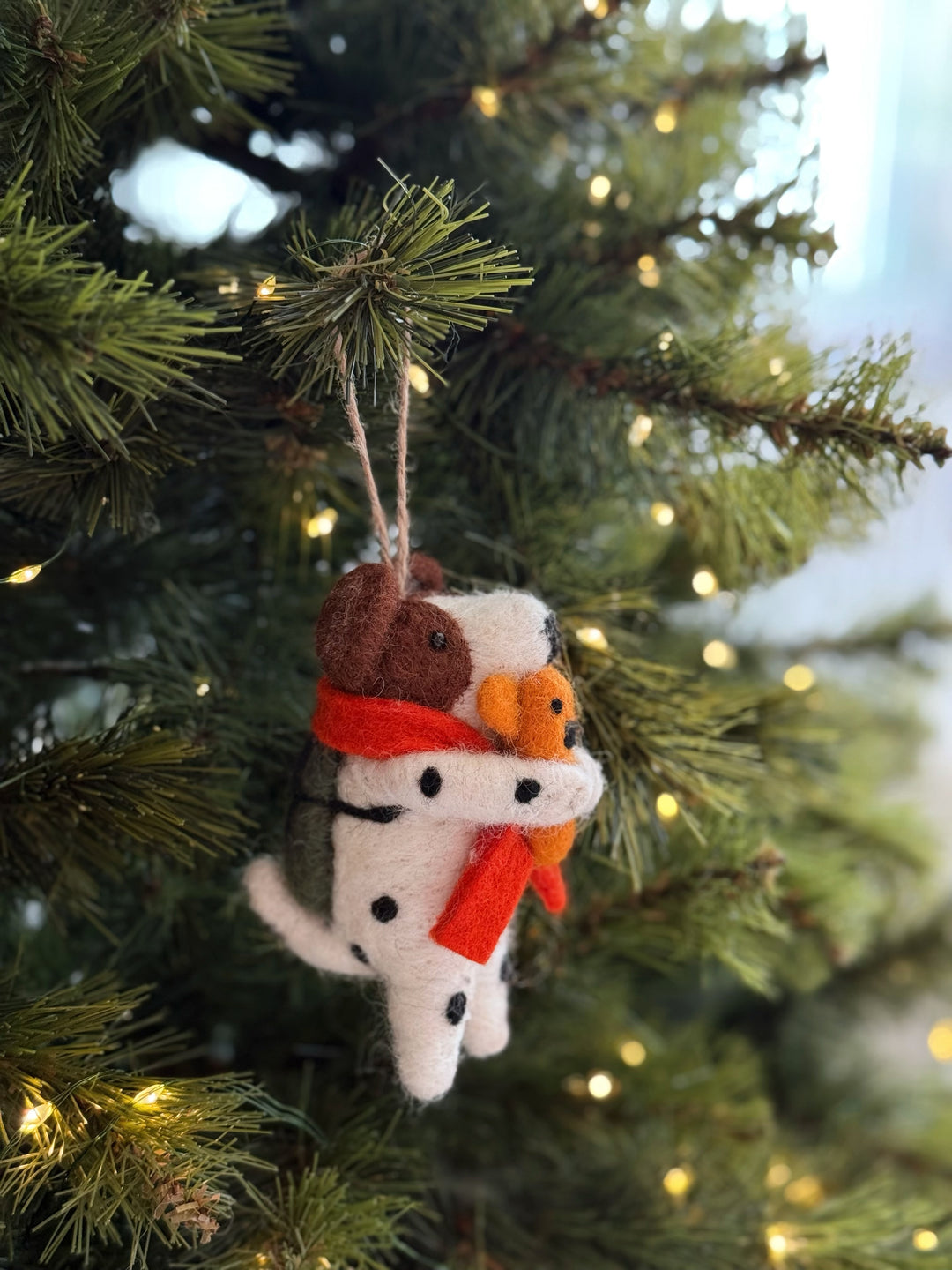 Cuddly Pals Dalmatian Felt Ornament