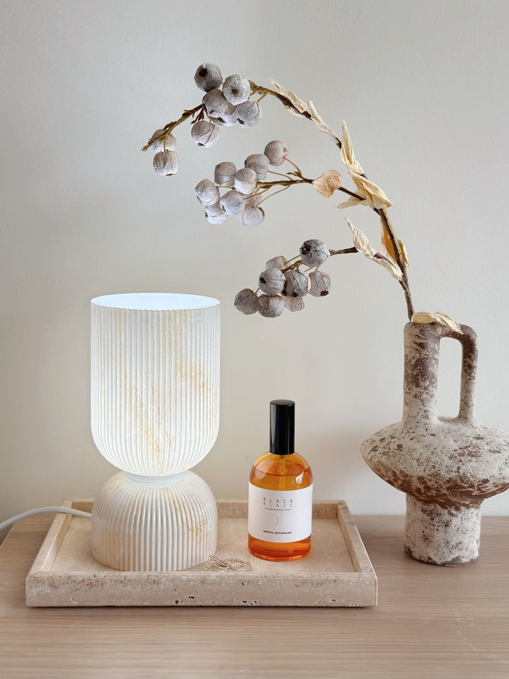 Amber Glow Table Lamp