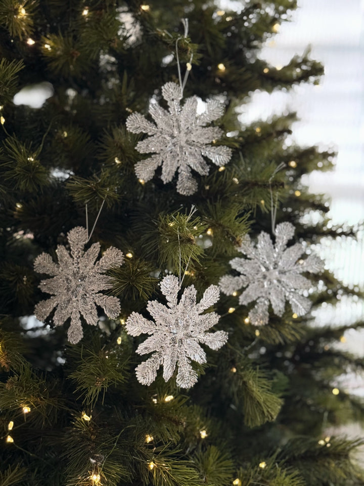 PRE-ORDER (19-23 Oct): Sugar Frost Snowflake Ornaments (Pack of 4)