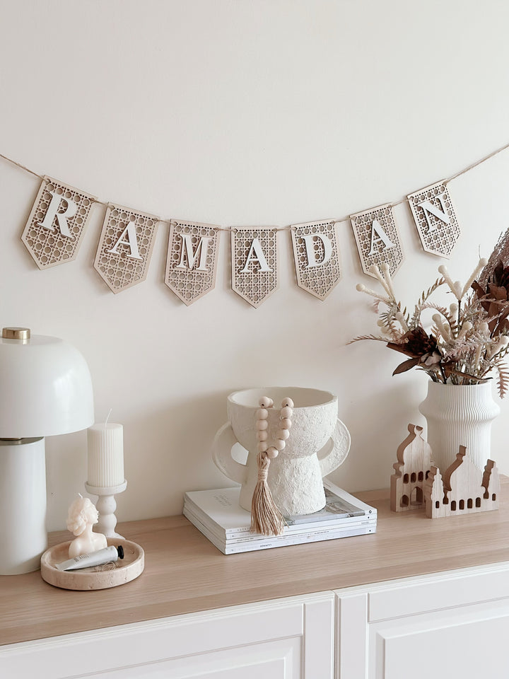Rattan-Style Ramadan Bunting