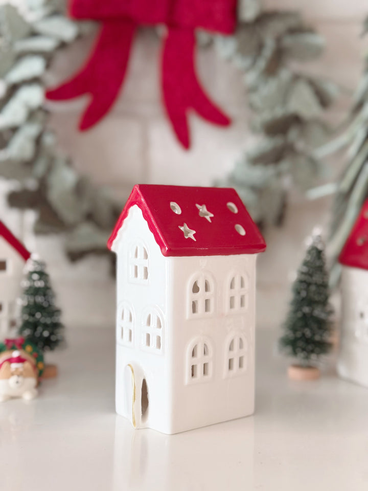 PRE-ORDER (26-30 Oct): Red Roof Light-Up Porcelain Village Collection (4 options)