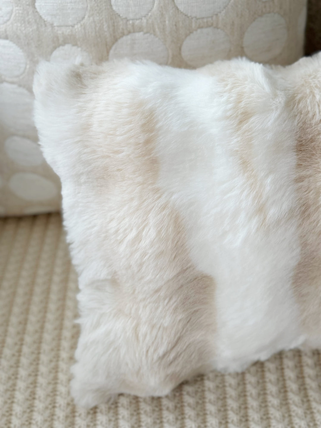 Cloudveil Faux Fur Waist Cushion Cover