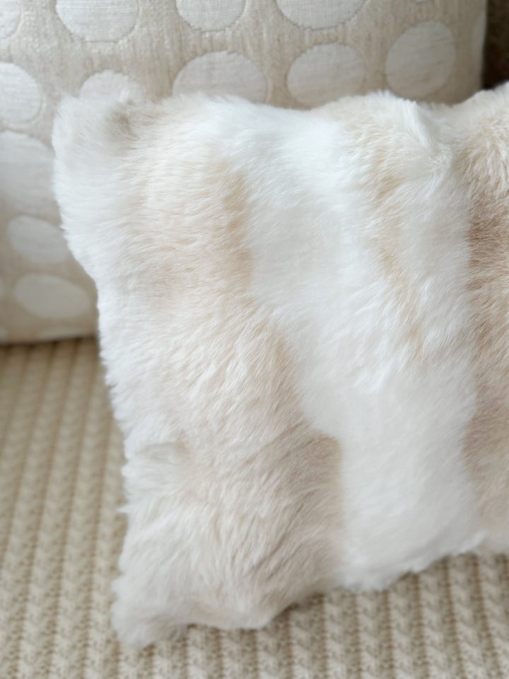Cloudveil Faux Fur Waist Cushion Cover