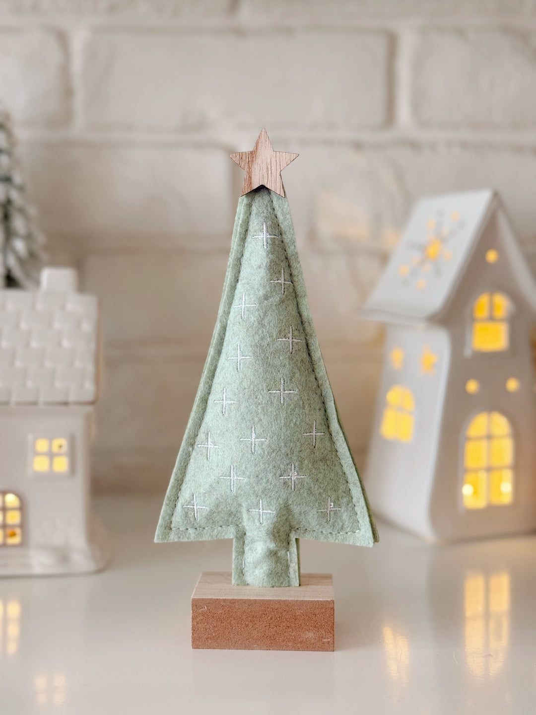 Starlight Embroidered Felt Trees (2 options)